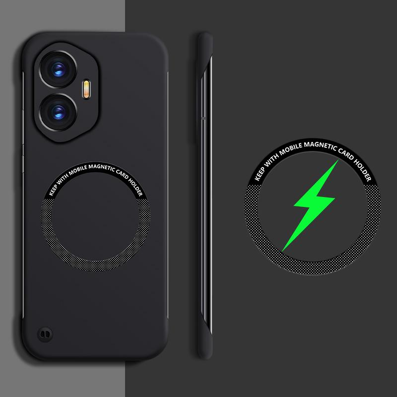 

Magsafe Магнитный Однотонный Жесткий ПК Без Бортика Чехол для Телефона Для Honor 300 50 70 90 100 200 Ultra X60 X50 Pro Magic 6 5 4 3 7 Pro Honor Magic5 Pro чёрный