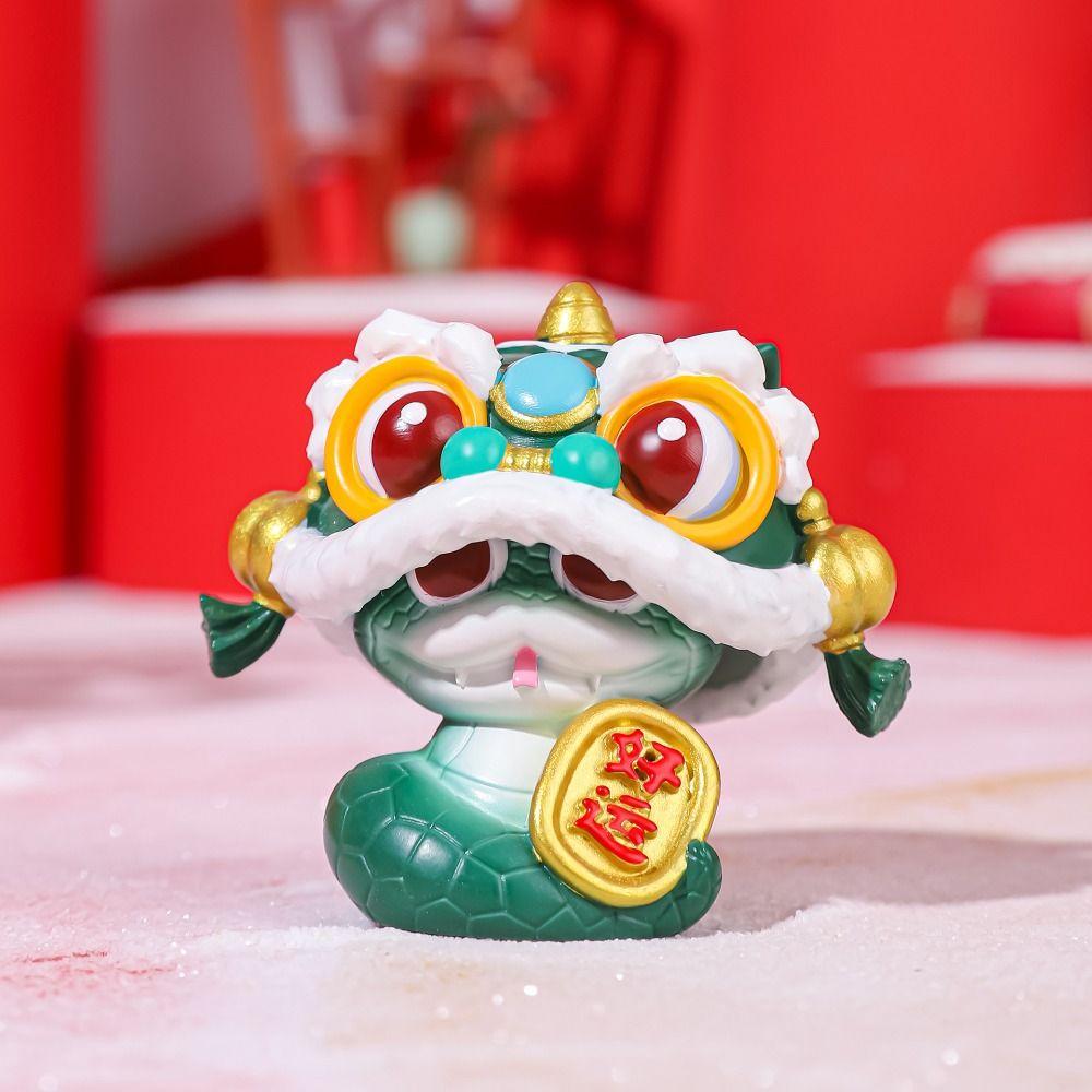 Zodiac Snake Mini Fortune Snake Figurine Lucky Small Snake Ornament  New Year Decoration Gifts