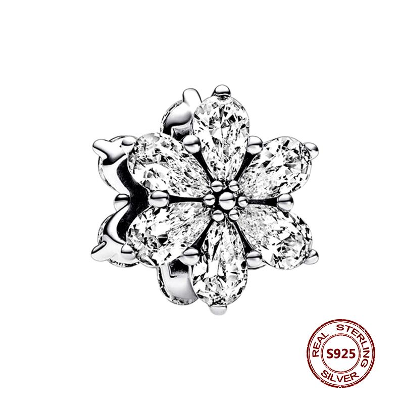 Charms camaleonte adatti a braccialetti originali alla moda in argento 925 con zircone, perlina a forma di polpo e tartaruga, ciondolo a forma di farfalla e lucciola, fai da te per realizzare gioielli