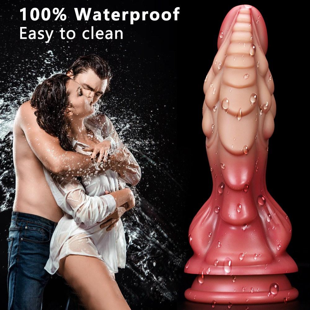 Soft Monster Dragon Dildo Strong Sucker Penis Large Butt Plug Prostate Massager Animal Dildos Big Sex Toys For Women Anal Toys