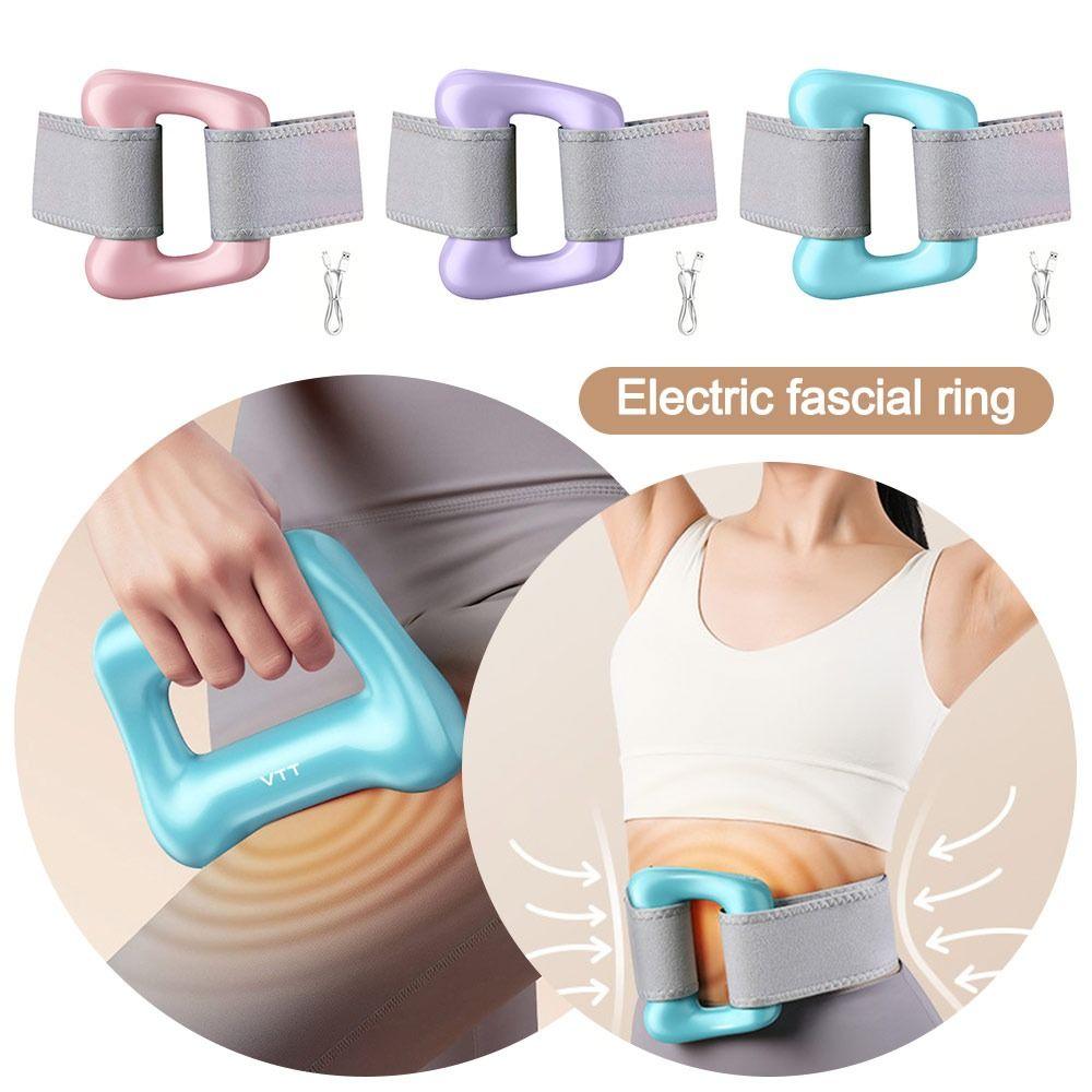 With Belt Electric Fascia Ring USB Charging Rotating Massage Belt  for Body Massage Tools