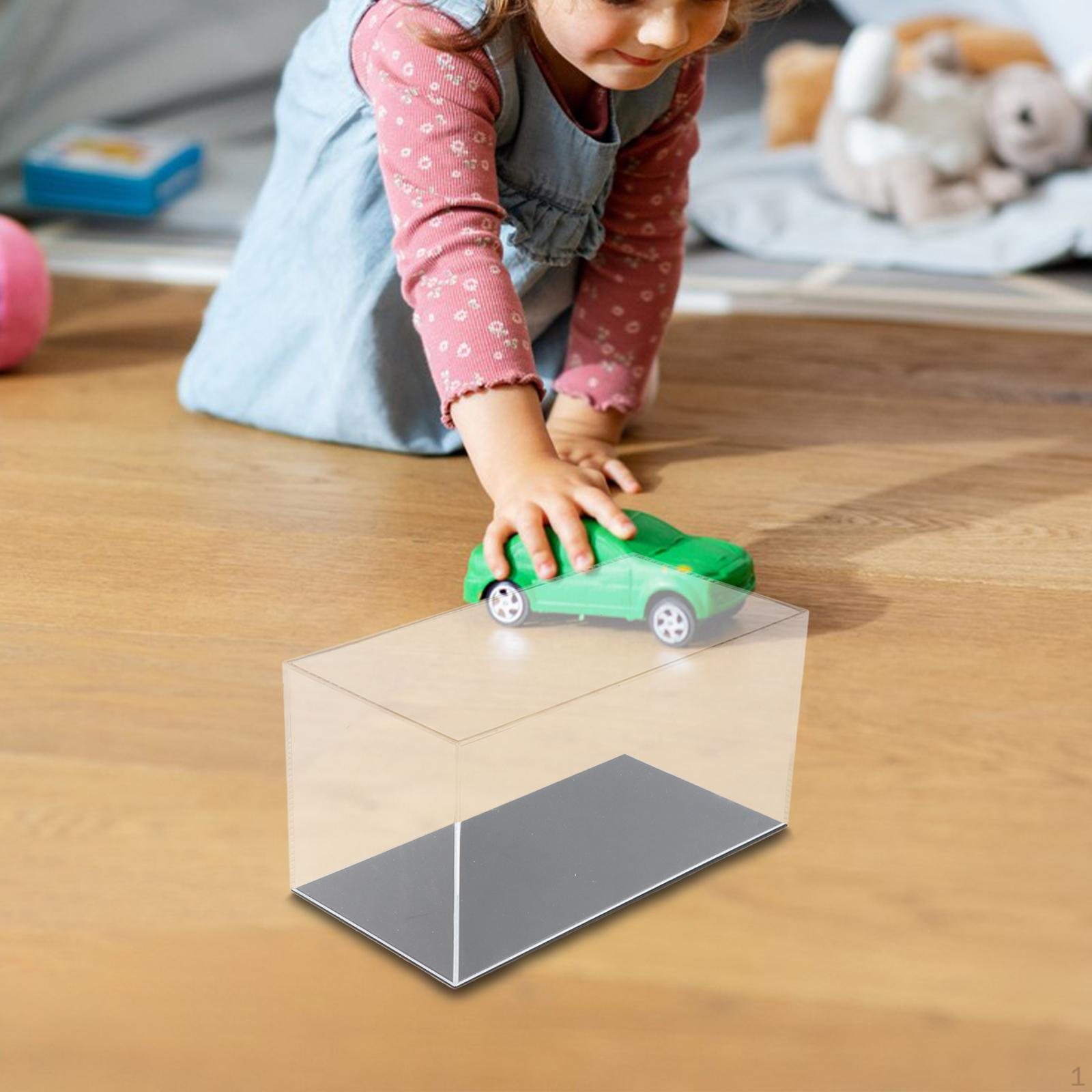 

Acrylic Display Case for Miniature Cars, Storage And of Collectibles, Doll Stand 26cmx14cmx12cm