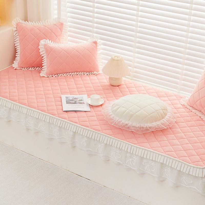Princess Style Window Cushion Ledge Cushion Four Seasons Universal Bedroom Balcony Cushions Blanket Cushion
