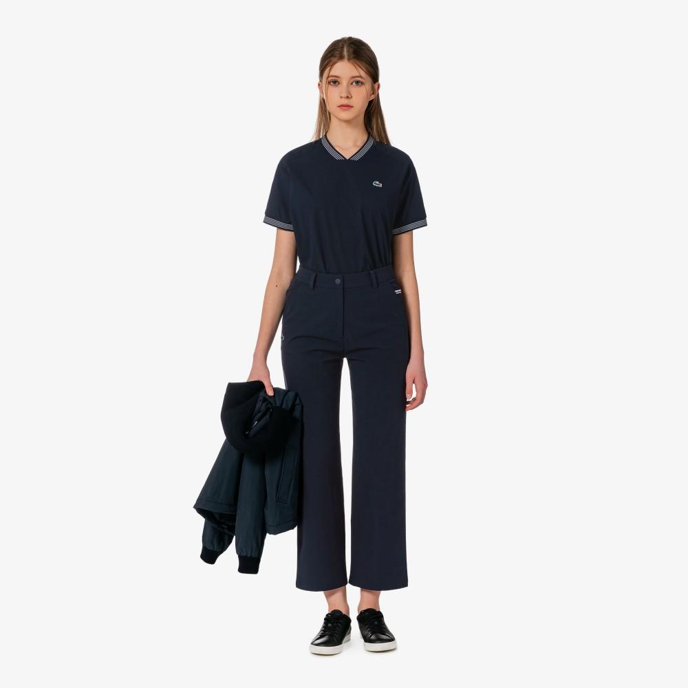 Lacoste Women's Short Sleeve Woven Piste Set-up SF273E-56GHDE