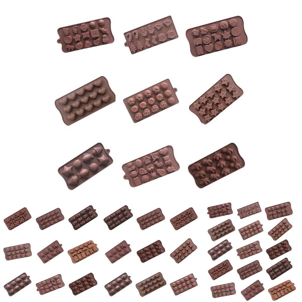 Versatile Christmas Silicone Cake Chocolate Moulds Perfect For Festive Diy Baking Projects
