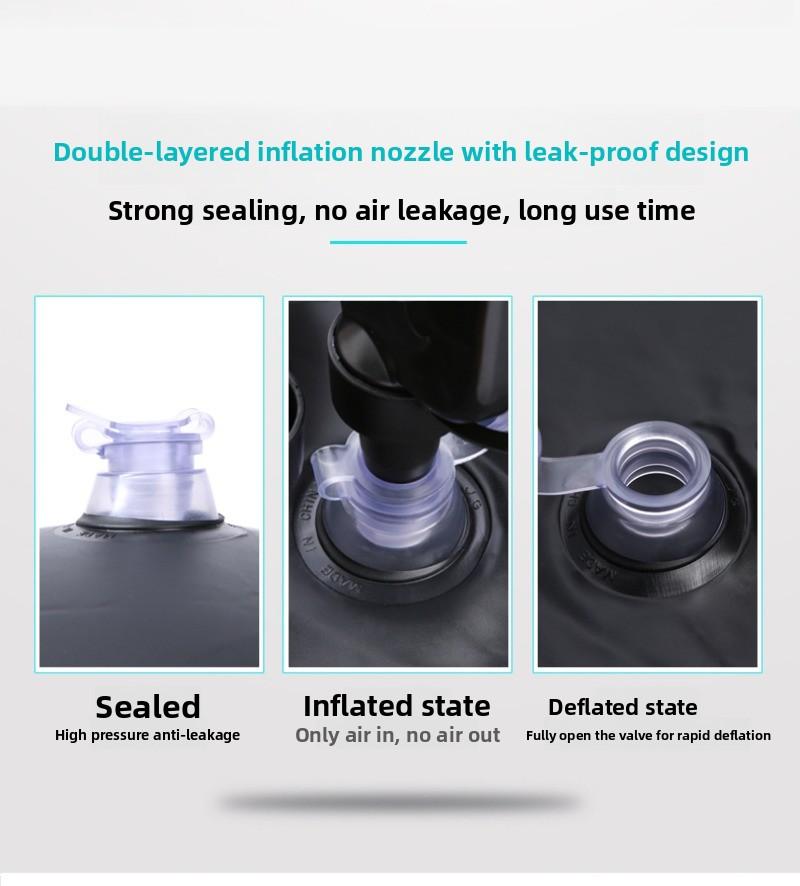 Car Inflatable Mattress for Rear Seat Interior Modification, for Sleeping In The Car