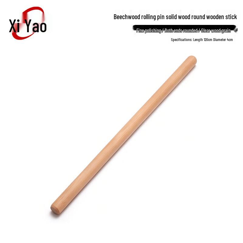 Beechwood Solid Wood Rolling Pin
