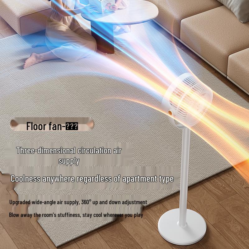 Dual-Use Electric Fan with Remote & Aroma Feature for Table/Floor