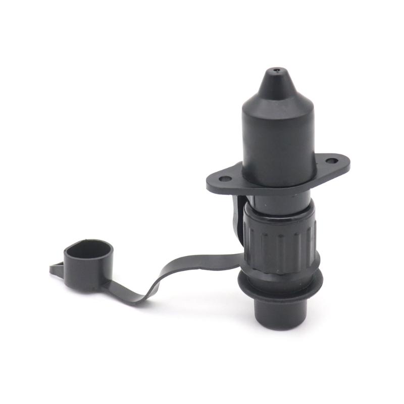 3-poliger Anhängerstecker, mit wasserdichter Versiegelung, 12 V wasserdichter Anhängerstecker, 3-poliger Anhängerstecker für Wohnwagen, Auto
