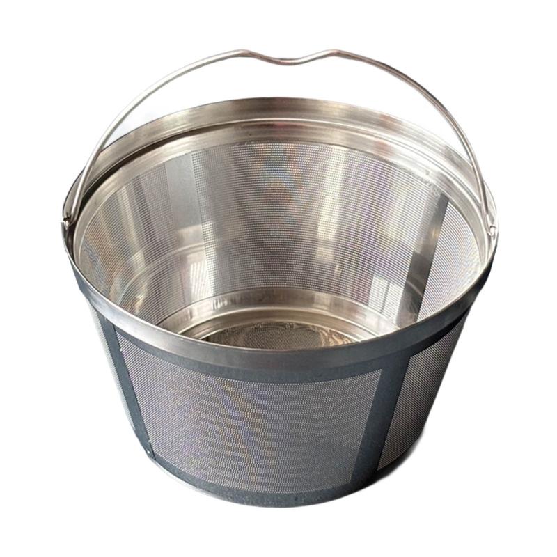 Generic Coffee Filter Basket Nonrust Steel Fine Meshes Screen Durable Construction Suitable with Most Brewer
