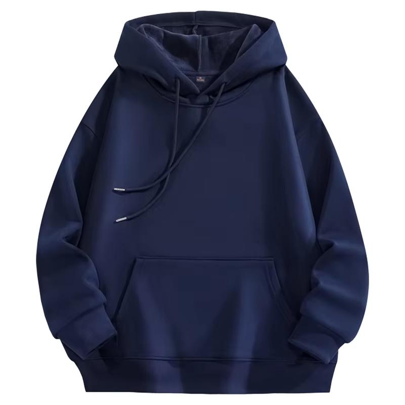 2025 New Hoodie Men's Solid Color Autumn and Winter Hot-selling Simple and Comfortable Sweatshirts Daily Outdoor