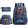 Anime The Seven Deadly Sins School Backpack Set with Shoulder Bag Pencil Case for Kids Teens Daily Bookbag