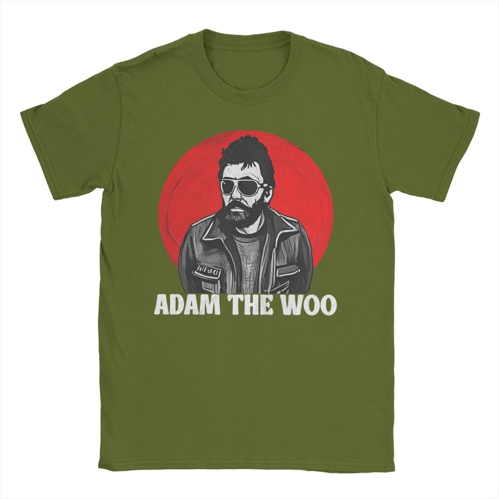 Adam The Woo 100 Cotton T Shirt For Mens Beach Classic T Shirts Crew Neck Harajuku Tee Shirt Plus Size Custom DIY Clothes