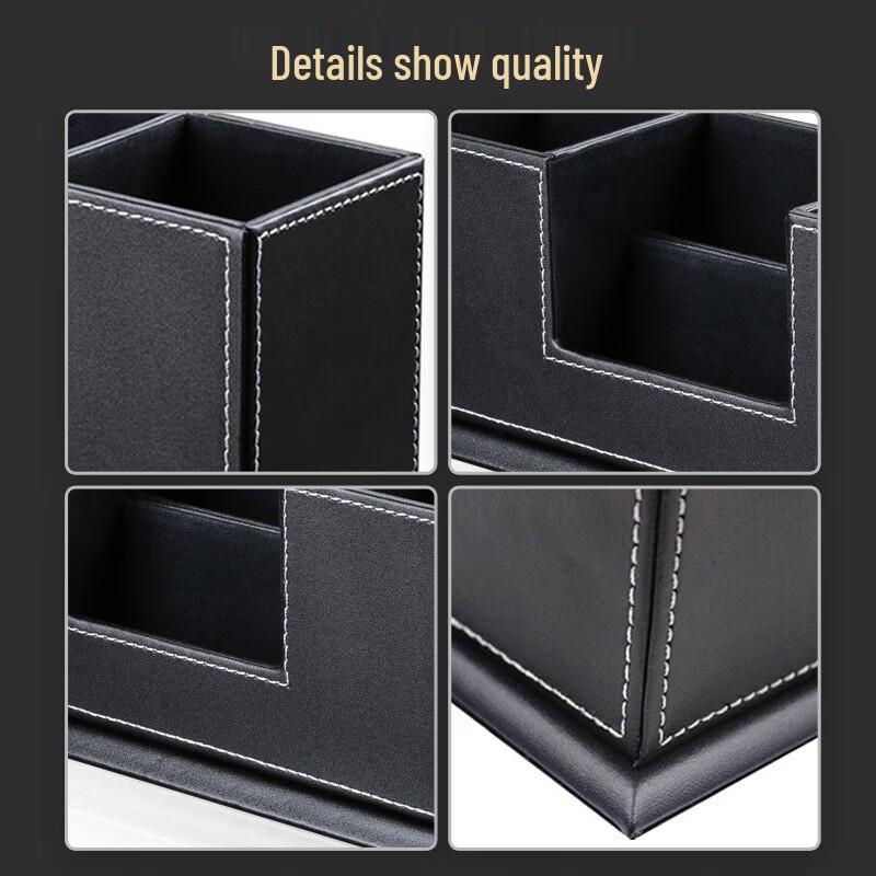 RYZH Leather Multifunctional Desk Organizer