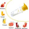 Fruits Lemon Juicer Squeezer Manual Hand MINI portable Orange Lime Juicer Faucet Screw Top Pomegranate Juicer With Built-In Filter