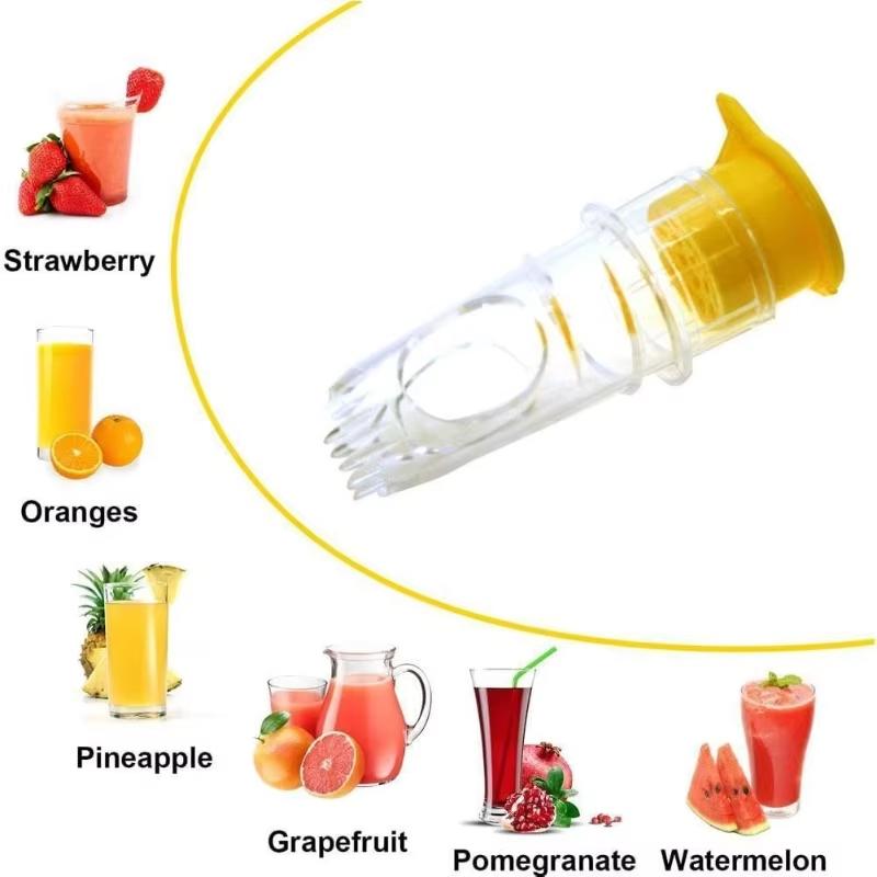 Fruits Lemon Juicer Squeezer Manual Hand MINI portable Orange Lime Juicer Faucet Screw Top Pomegranate Juicer With Built-In Filter