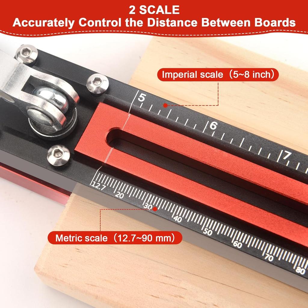 2 PCS Upgraded Siding Tool for Hardie Plank (5/16, 3/8, 7/16 Inch), TOURACE Siding Gauge Tool, Home Siding Removal & Repair Kit, Fiber Cement Hardie