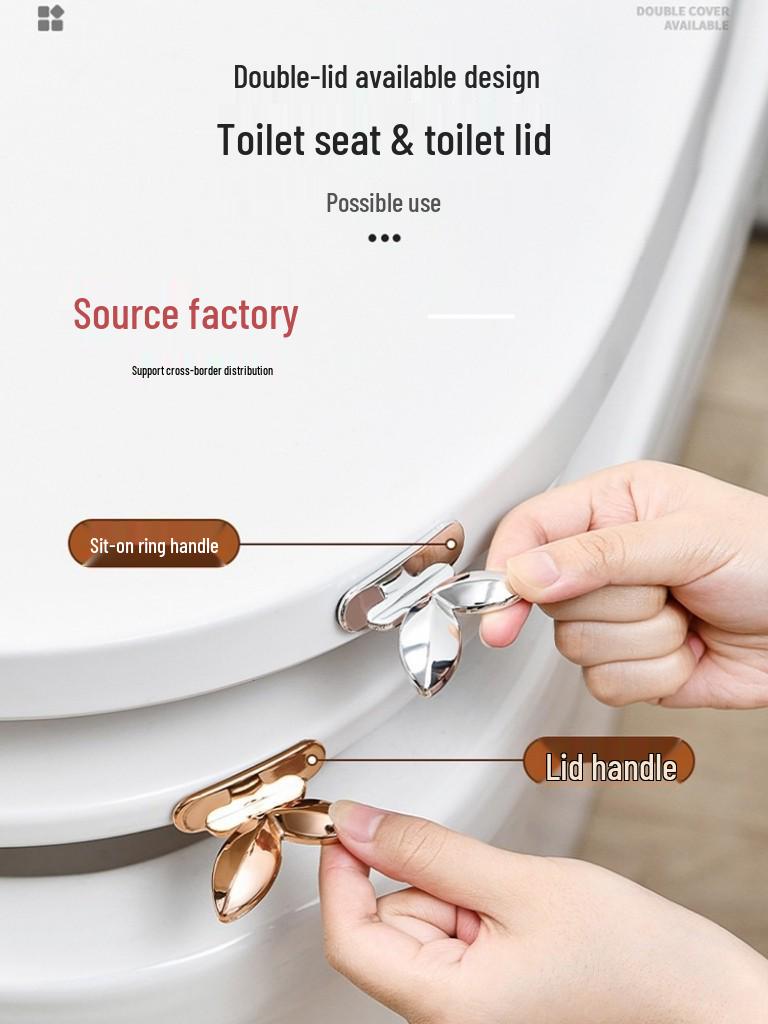 Sprout Leaf Toilet Seat Lifter - No More Dirty Hands!
