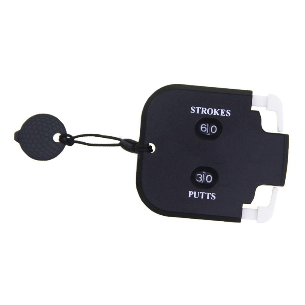 Golf Shot Count Stroke Putt Score Counter 2 Player Stroke Counter Golf Score Indicator for Golf Game Score Keeper