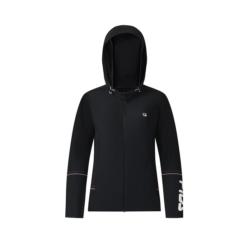 New FILA Tennis Jackets Women's Black A51W533502FNV
