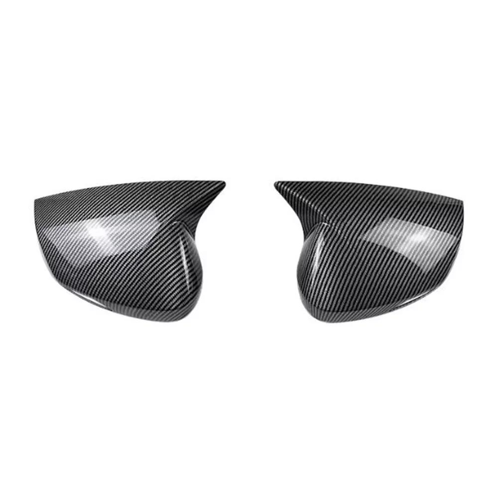 2x Carbon Look Side Wing Mirror Cover For Kia Sportage KX5 2024 Side Rear View Mirror Cap Cover Car Accessories