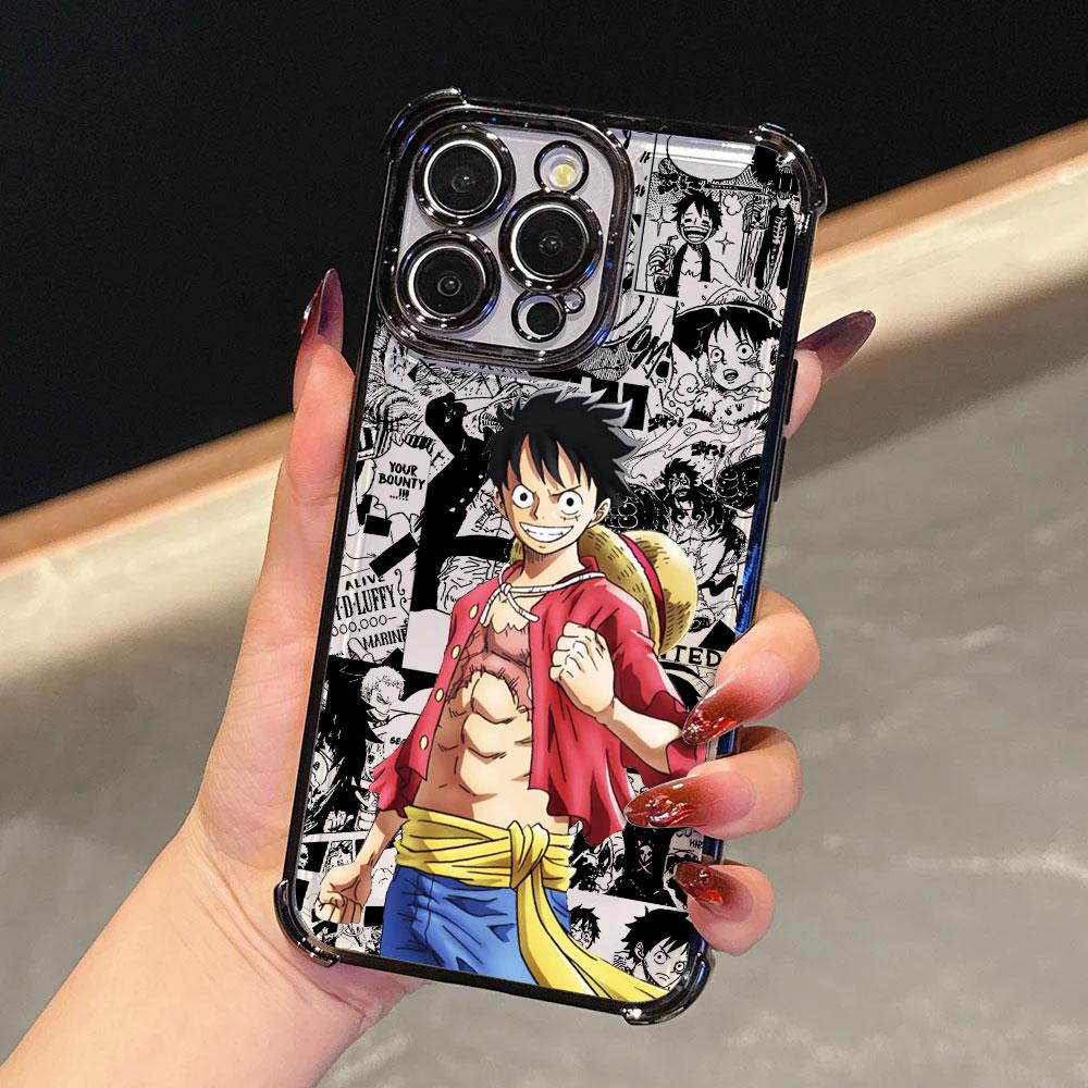 One Piece Luffy Monkey D Weiche Hülle Für iPhone 17 Pro 16 15 14 13 12 11 Pro Max Hülle 17 Plus 17E 16E 17Air Silikon Handyhülle