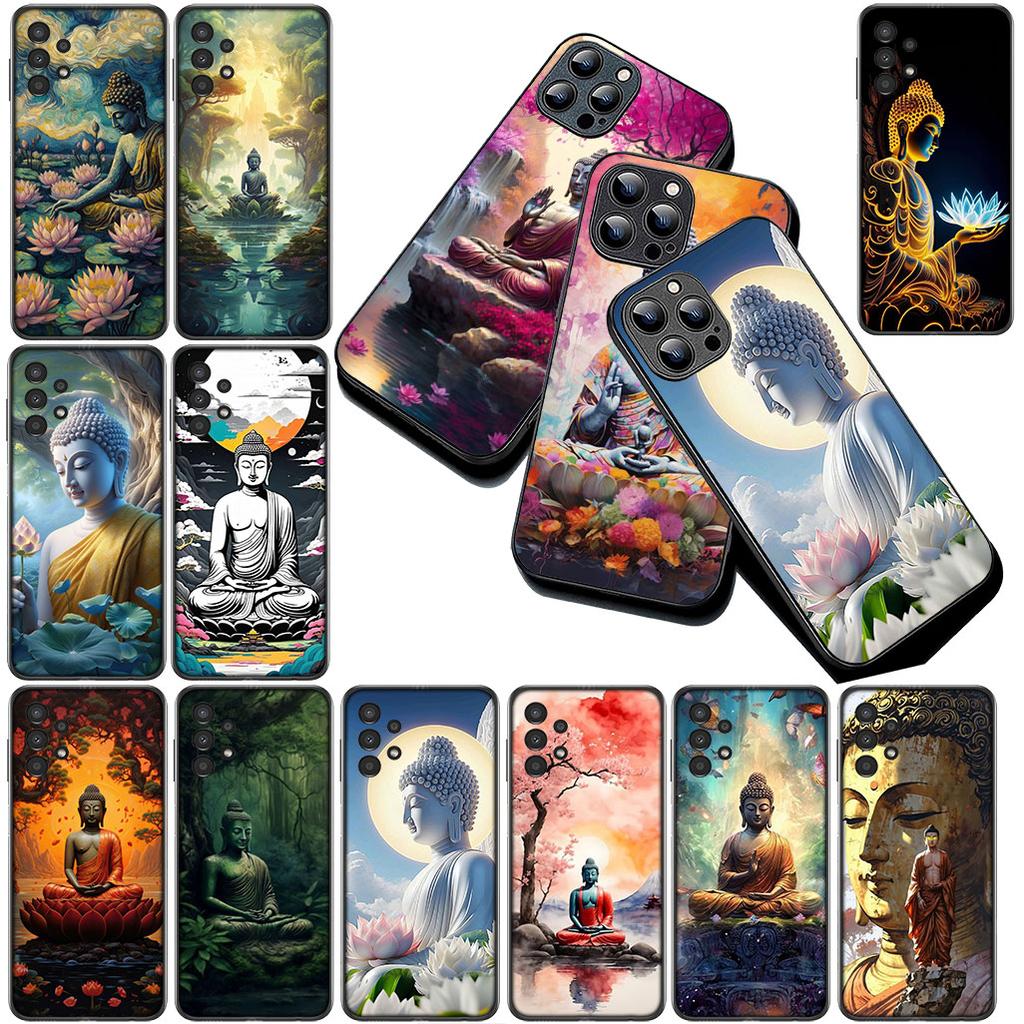 Cover for Samsung Galaxy S20 S22 S21 FE Ultra Plus A07 A17 A15 A16 A25 A57 A37 Casing Silicone Phone Case Lord Wallpaper Buddha