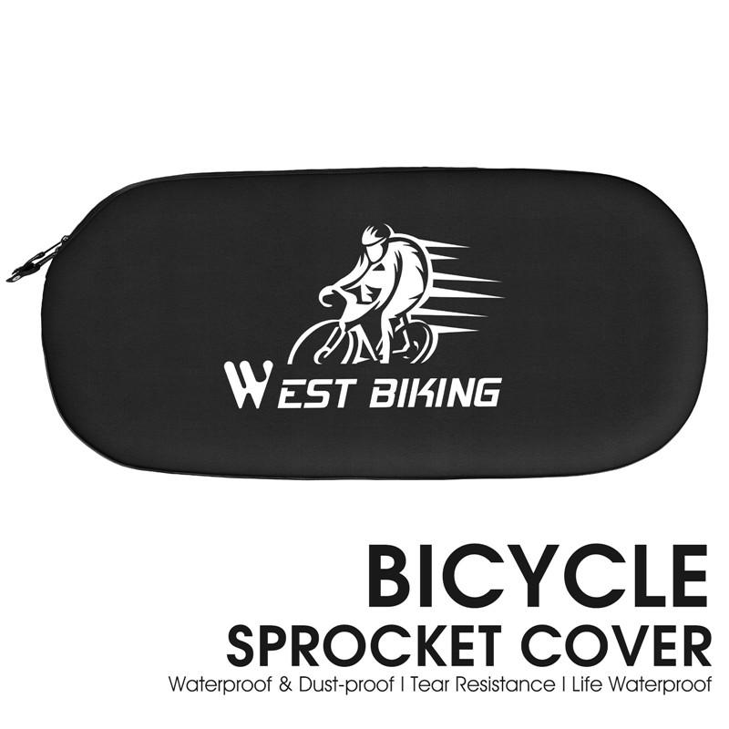 WEST BIKING Bicycle Chain Protector Cover Waterproof Dustproof MTB Road Bike Chainwheel Protection Cover Cycling Equipment 1 Chain Cover
