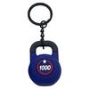 Fashionable Mini Kettlebell Keychain Sturdy Rubber Backpack Charm Lightweight Key Holder For Outdoor Use