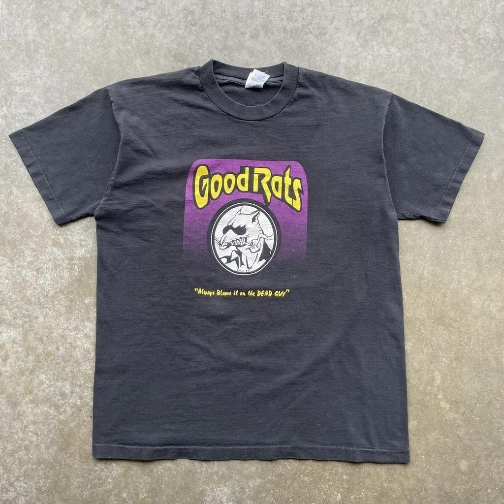 Vintage 90s Good Rats Band Unisex Cotton 100% Cotton T-shirt Mens Tees Top S-4XL