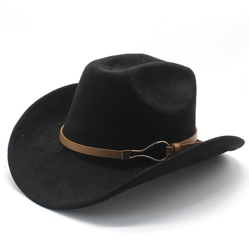 Knot Fedora Hat With Wool Blend Fabric For Winter Men Women Fashion