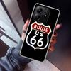 America Route 66 Phone Case For Xiaomi Redmi Note 15 14 14S 13 12S 12 Pro Plus 11S 11 10S 10 4G Cover 11E 11T 5G Print Fundas Re