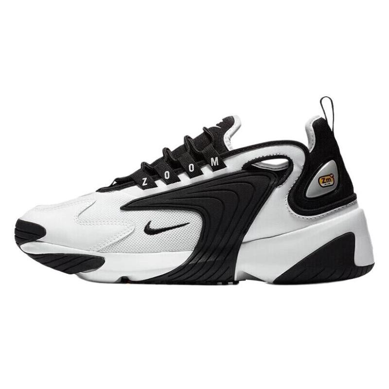 Nike Zoom 2K Low Top Casual Shoes Women's White Black Sneakers Casual A00354-100