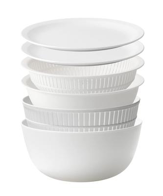 Colander Bowl Microwave Safe Colander Bowl Can Also Be Used for Washing Rice Colander and Bowl White Set Made In Japan Can Drain Water and Hot Water