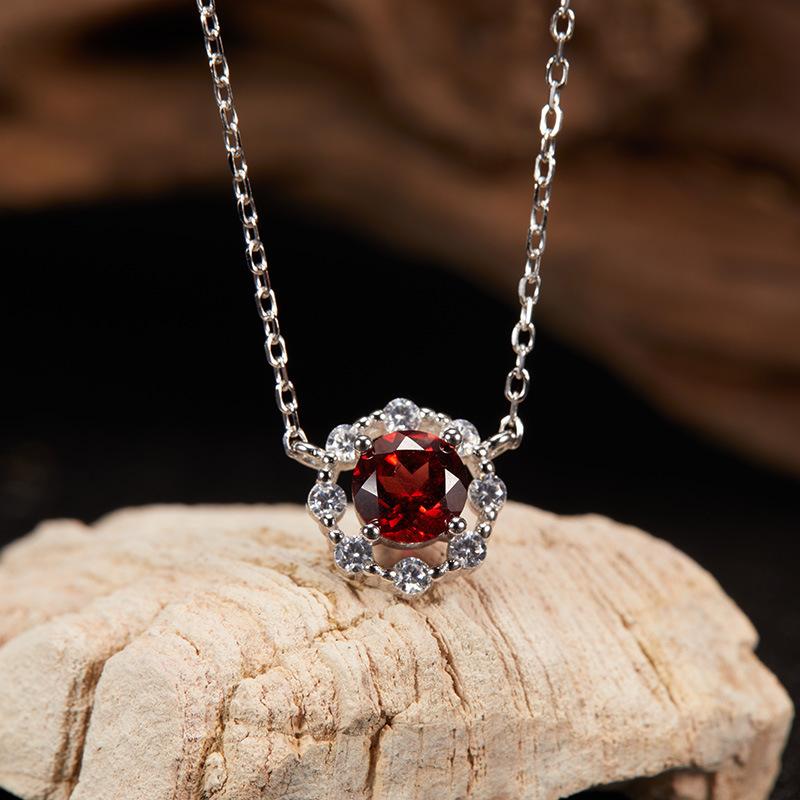 S925 Sterling Silver Natural Topaz Citrine Amethyst Olive Garnet Color Treasure Ring Women'S Jewelry Set Earrings