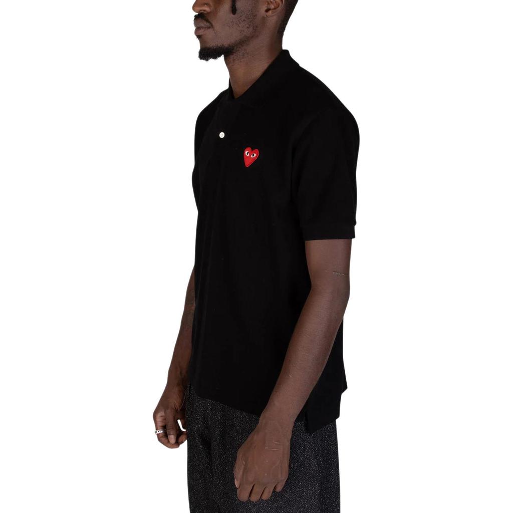 CDG Play Polo Shirt Men's Black AX-T006-051-BLACK