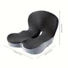 Ergonomic Seat Cushion Hand Washable Cover Waist Support Comfort Seat Cushion for Back Sleepers Office Car Home Use Home Textile