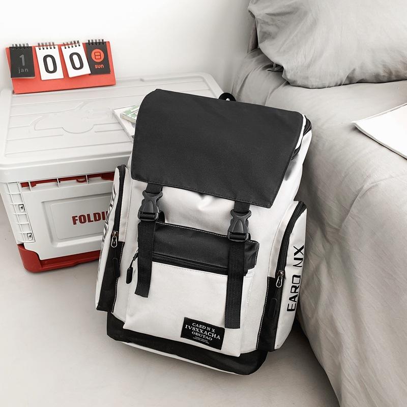 Schoolbag1011 New Schoolbag, High School Students Large-capacity Strong Japanese Students Korean Version Ins Men's Trendy Brand Men's Backpack