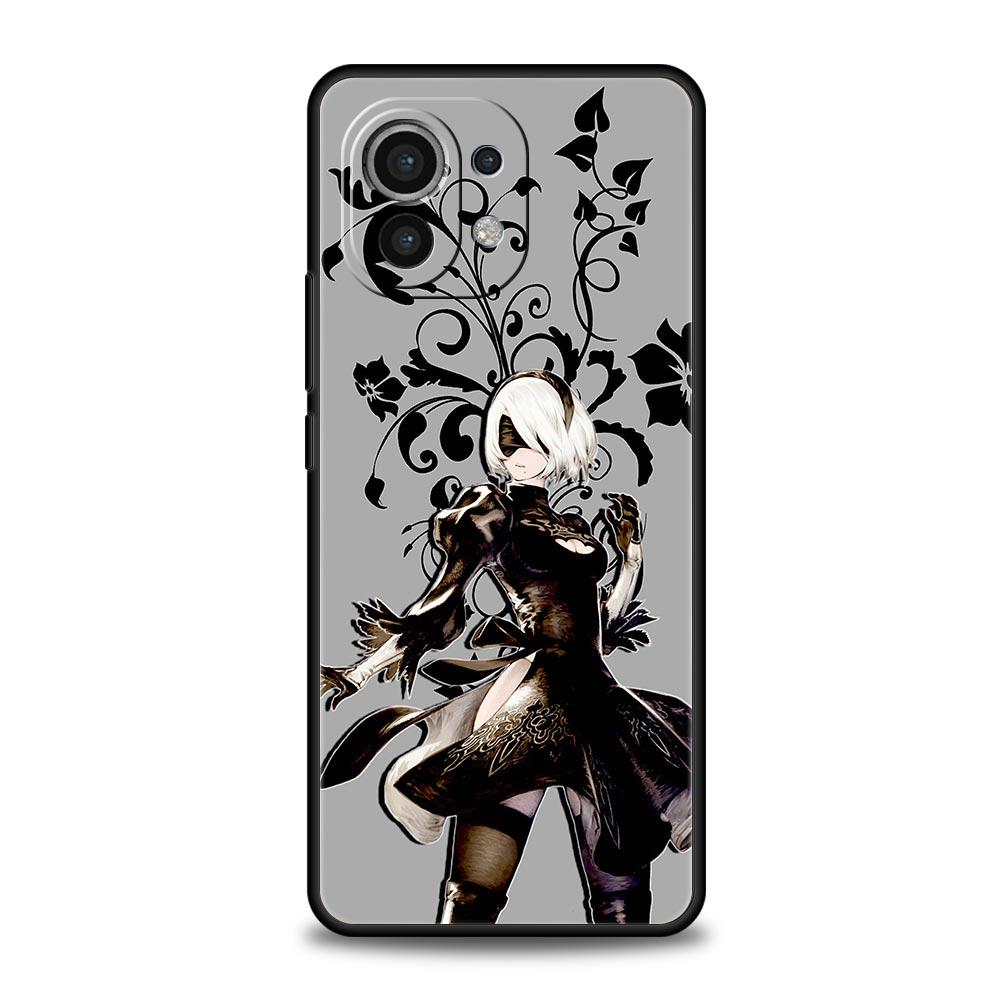 

Чехол для телефона Nier Automata Cartoon для Xiaomi Poco X3 NFC F3 M3 M4 Mi Note 10 12 11 Ultra 11T Pro 10T Lite 5G 9T 11i 11X Xiaomi Poco F3