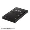SANWA SUPPLY CD Case Storage Box, Assembled, W165mm, Black, FCD-MT3BKN