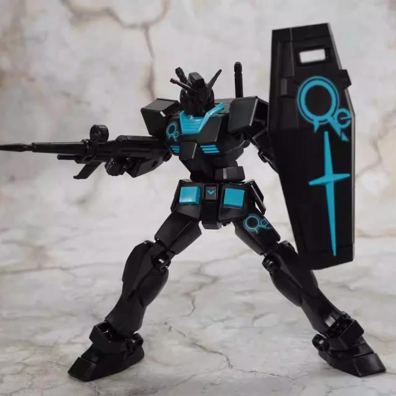 Base Limited HG 1/144 Rx-78- 2 Recirculation Material Neon Blue Snap Fit Model Kit Action Figures Desktop Ornament Fashion Toys