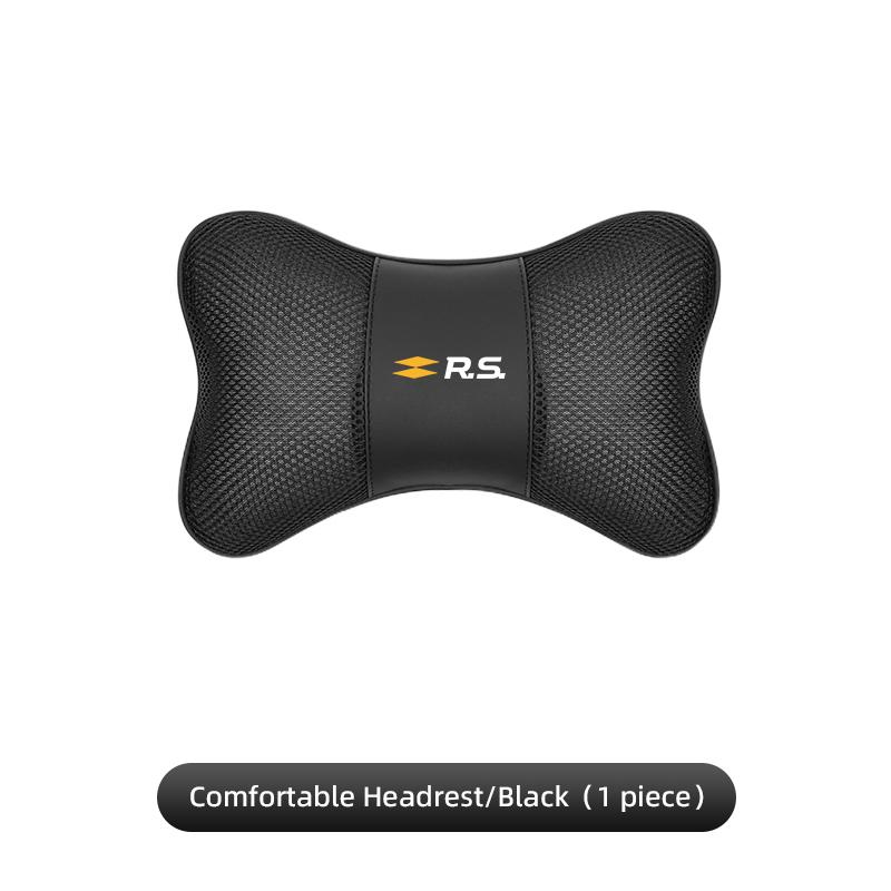 For Renault 2026 New Hub Caps 1Pcs Car Seat Headrest Ice Silk Neck Pillow Protector Pad For Renault QM6 Kadjar Clio Koleos Megan
