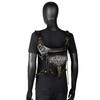 2024 Trendy Women's Black PU Chain Crossbody Shoulder Bag - Small Outdoor Waist Bag