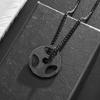 Accesorios Deportivos de Fitness para Hombre Mancuernas de Moda Accesorios de Hip-hop para Hombre Collar con Colgante