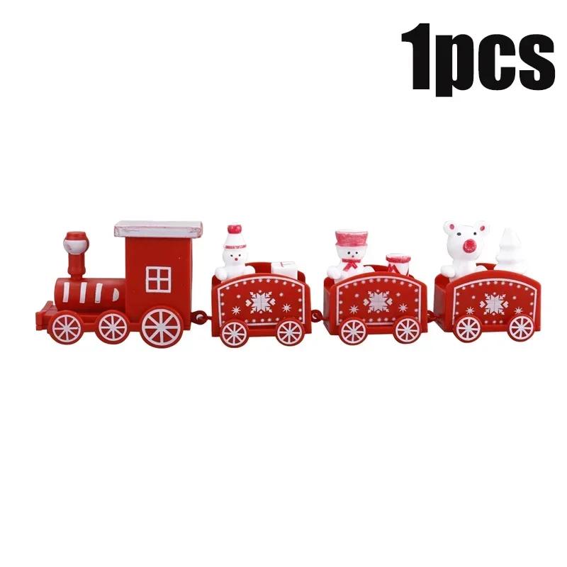 Train Christmas Ornament Merry Christmas Decoration Train Toy for Home Santa Claus Gift Xmas New Year Decoration 2025 Xmas Gifts