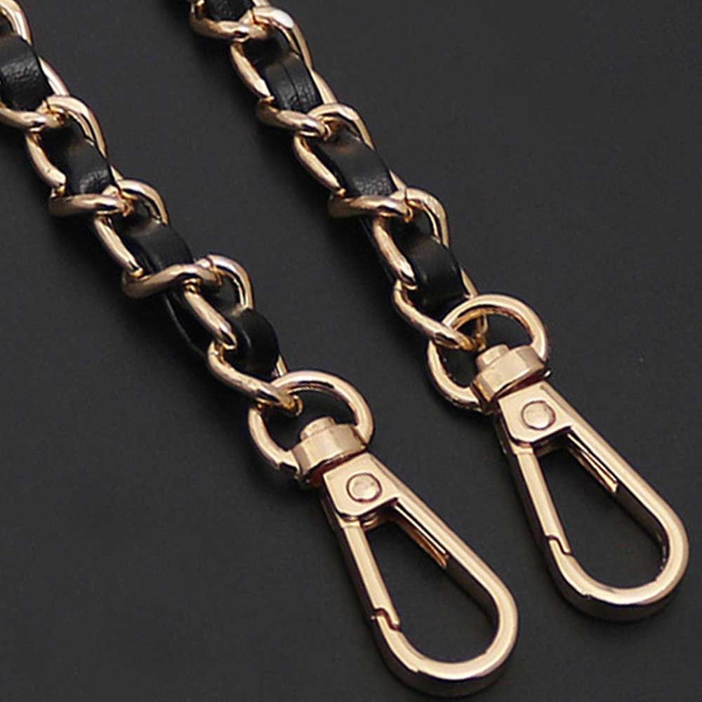 Replaceable Bag Parts Crossbody Bag Belt Metal Purse Strap hardware Bag Chain Leather Bag Strap
