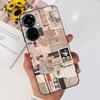 For Tecno Camon 19 Case Camon 19 Pro 5G CI7n Astronaut Silicone Cover For Tecno Camon19 Neo Phone Case Soft Cute Black TPU Cover