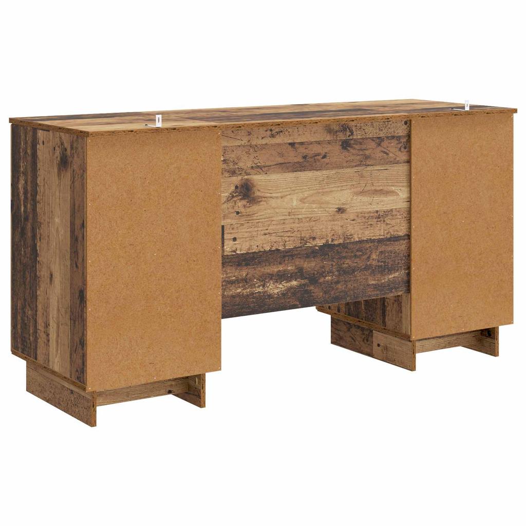 Vintage Wood Desk Engineered Wood 142.5 x 50 x 75 cm