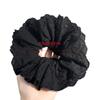 Flower Shape Ballet Style Lace Scrunchies Cloth Heart Embroidery Large Hair Scrunchies Hair Tie Rubber Bands