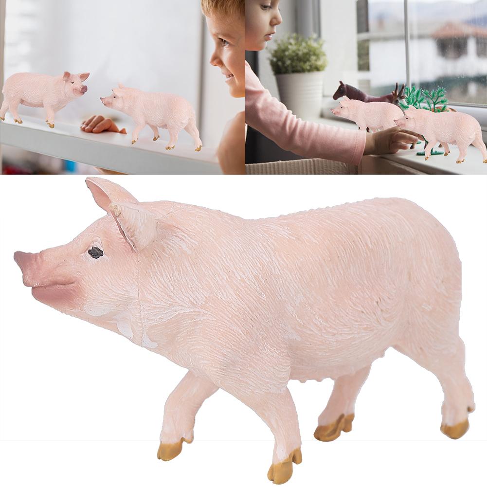 Kid Educational Toy Cute Animal Model Simulation Pig Miniature Home Decor